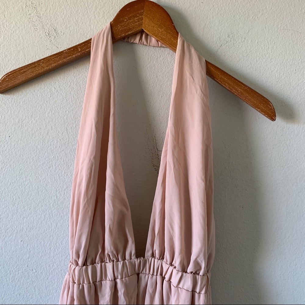 Show Me Your Mumu Luna Halter Maxi Dusty Blush - Picture 9 of 16